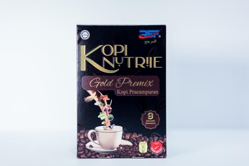 "REF" 9in1 Health and Wellness Halal Beverage - Kopi Nutriie Gold