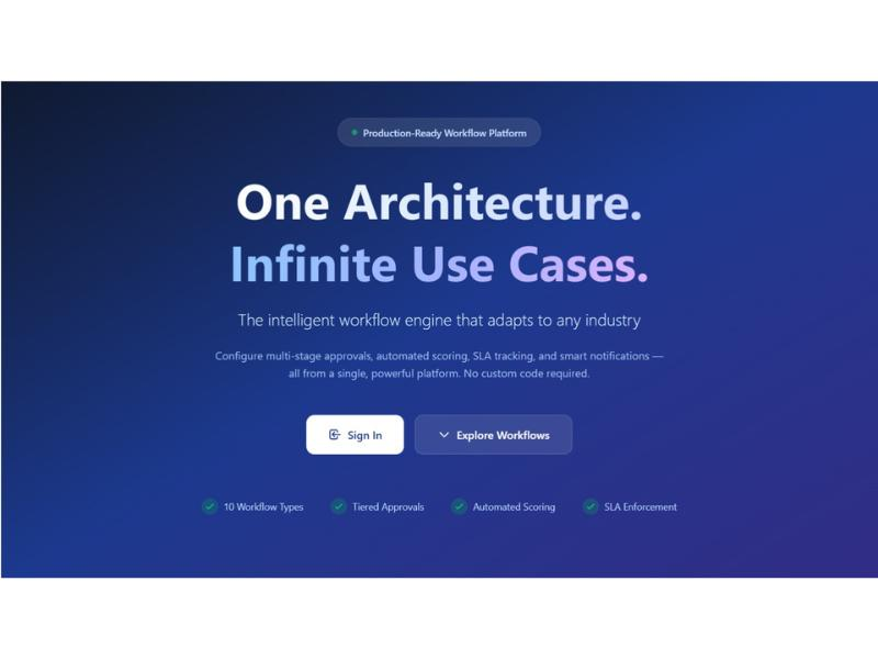 OPTIMO - INTELLIGENT WORKFLOW ENGINE