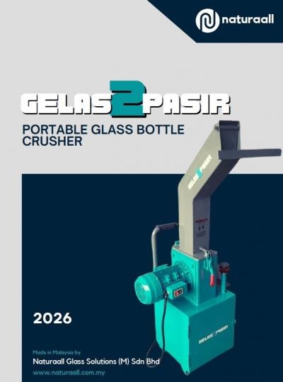 Gelas2Pasir Portable Glass Crusher